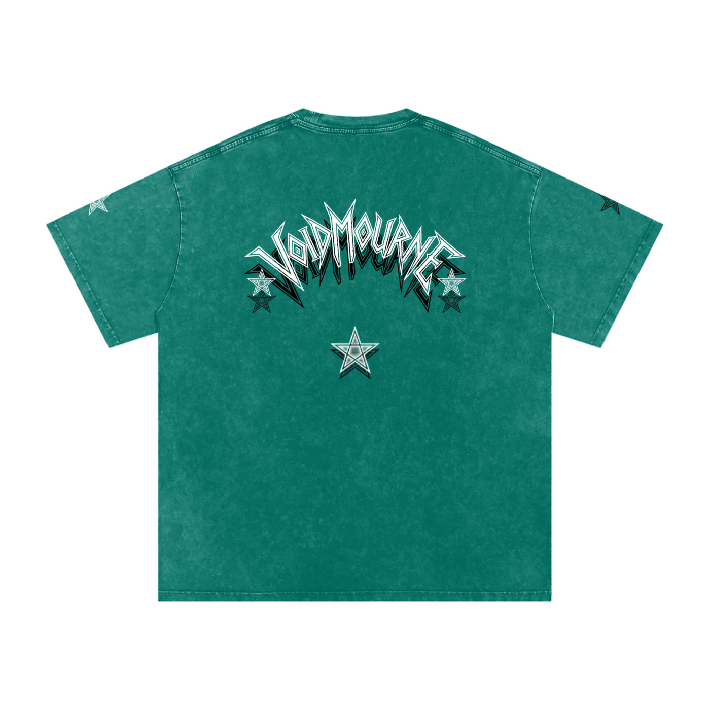 VoidMourne Snow Washed Oversized Cotton T-Shirt
