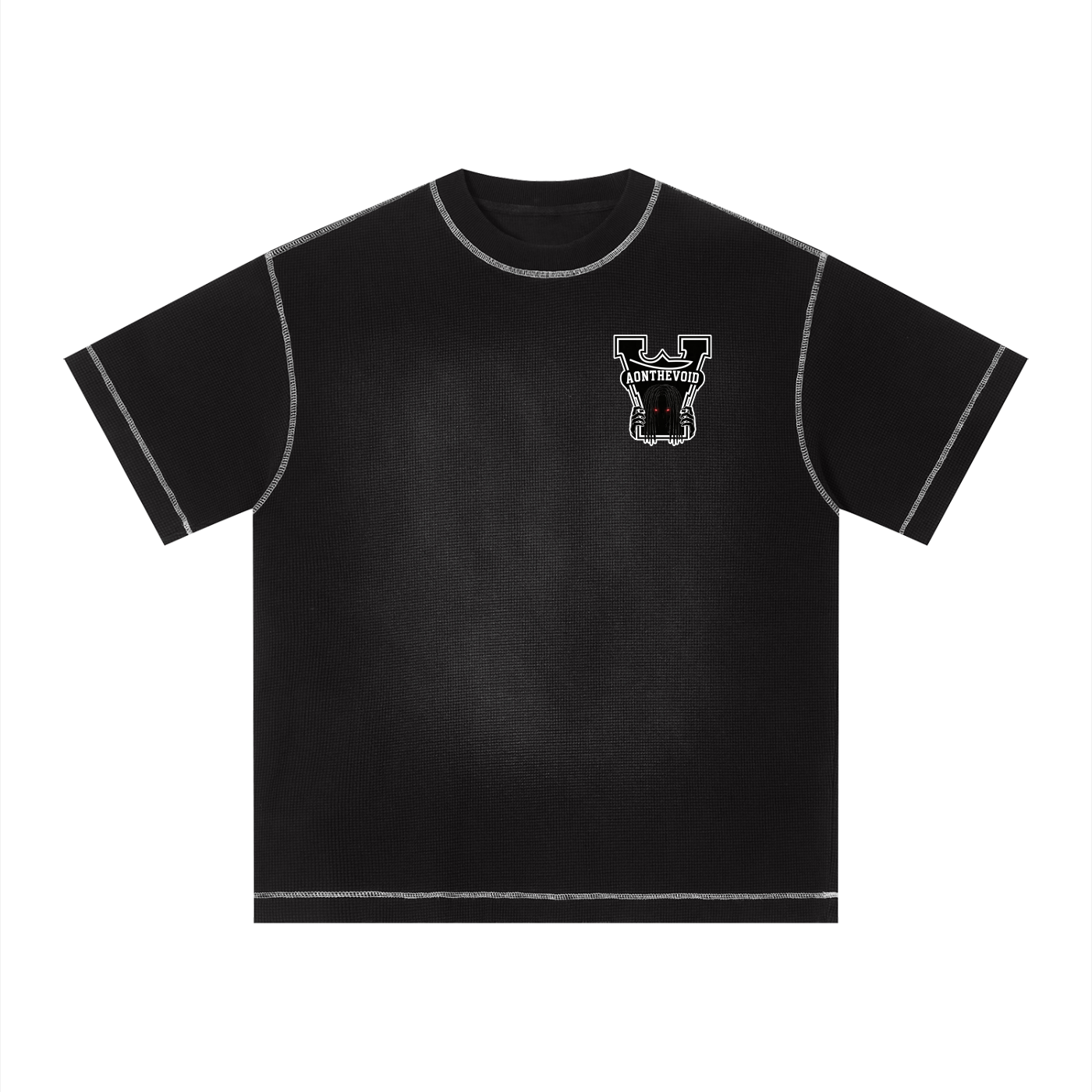 Unisex Sunfade Waffle Boxy T-Shirt