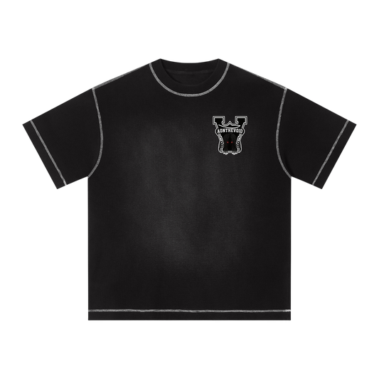 Unisex Sunfade Waffle Boxy T-Shirt
