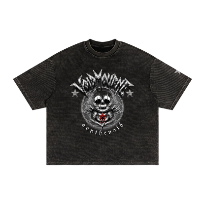 VoidMourne Textured Waffle Washed Boxy T-Shirt