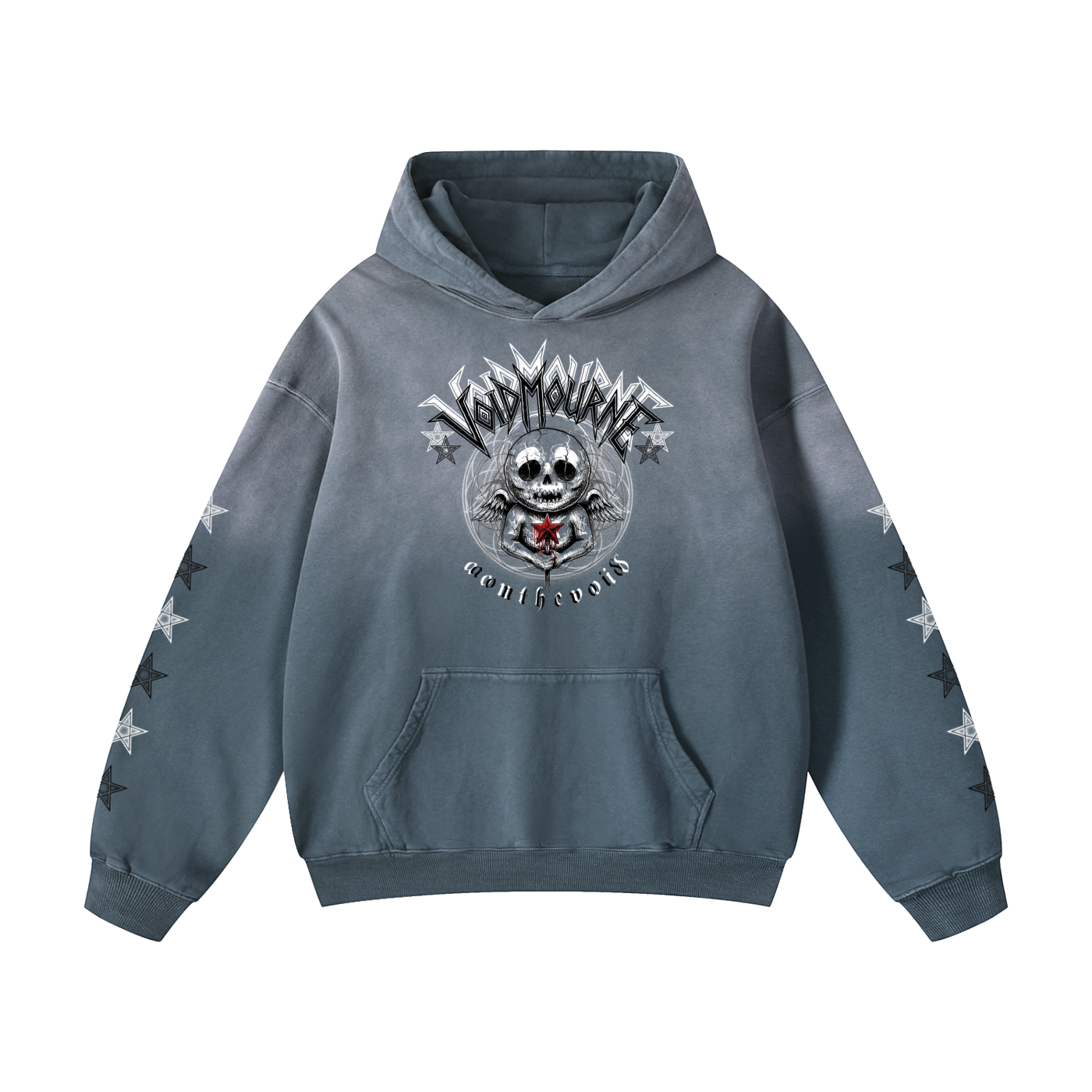 VoidMourne Heavyweight Sunfade Oversized Hoodie