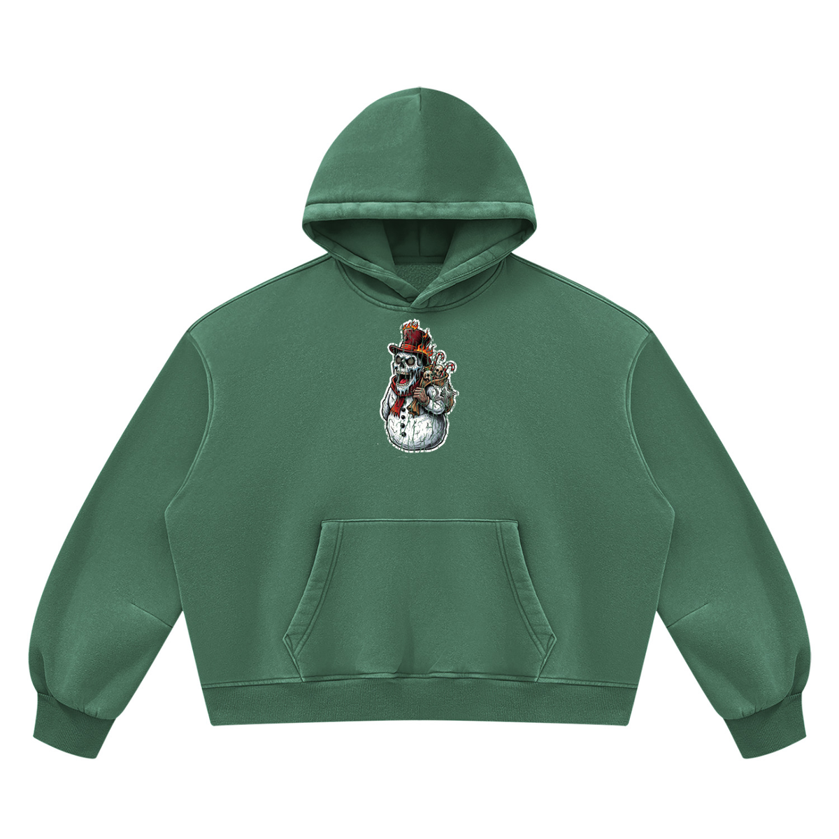 VoidMas Unisex Vintage Wash Boxy Fleece Hoodie