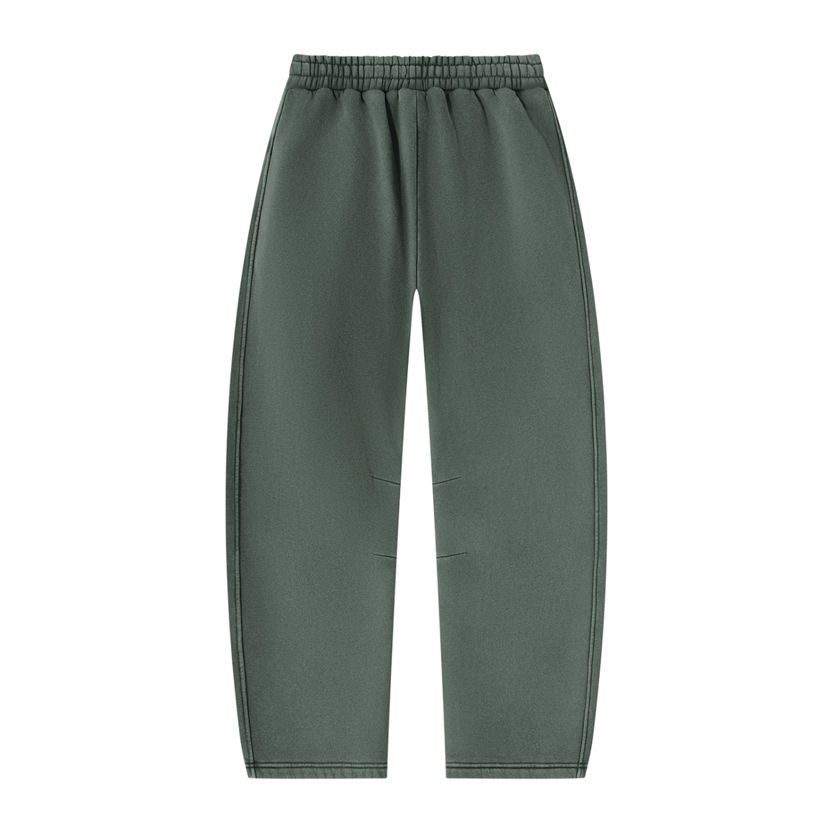 VoidMas Unisex Vintage Wash Barrel Leg Fleece Sweatpants