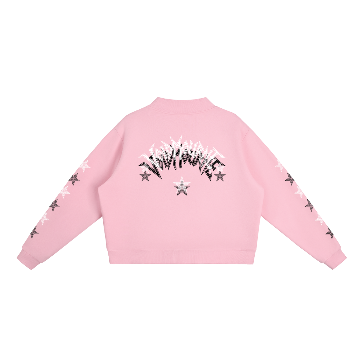 VoidMourne Essential Fleece Mock-Neck Crew Sweatshirt