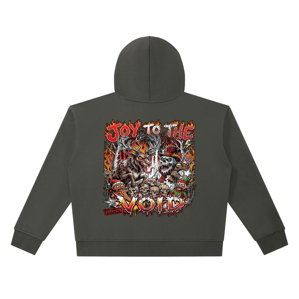 VoidMas Unisex Heavyweight Full Zip Boxy Hoodie