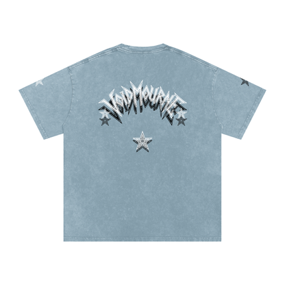 VoidMourne Snow Washed Oversized Cotton T-Shirt