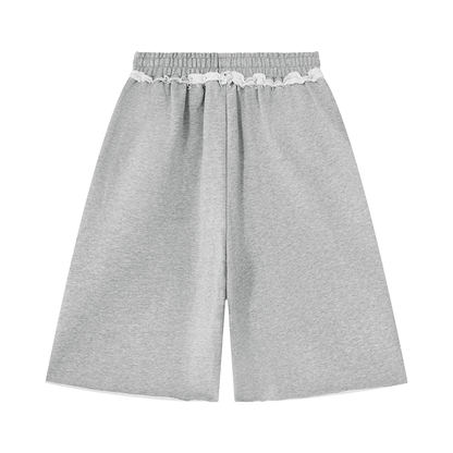 VoidMas Unisex Heavyweight Raw Edge Shorts