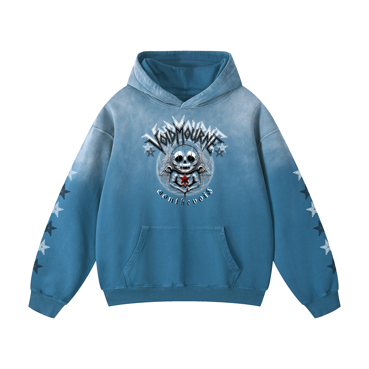 VoidMourne Heavyweight Sunfade Oversized Hoodie