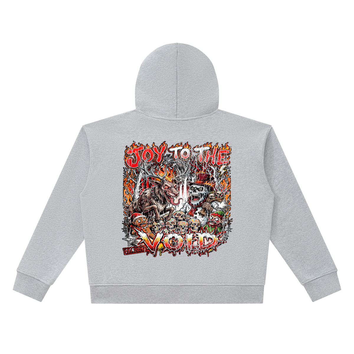VoidMas Unisex Heavyweight Full Zip Boxy Hoodie