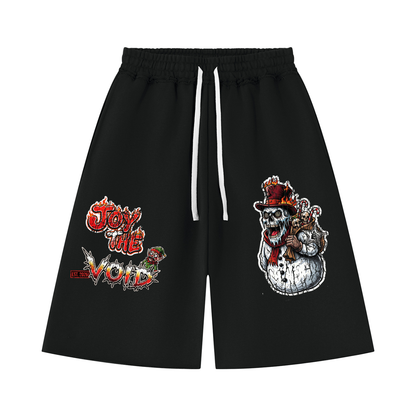 VoidMas Unisex Heavyweight Raw Edge Shorts
