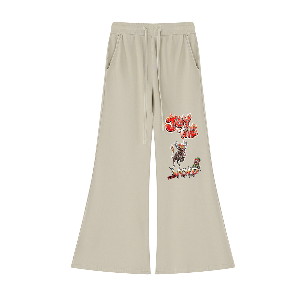 VoidMas Women’s Vintage Wash Flared Sweatpants
