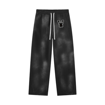 Unisex Sunfade Washed Fleece Cargo Pants