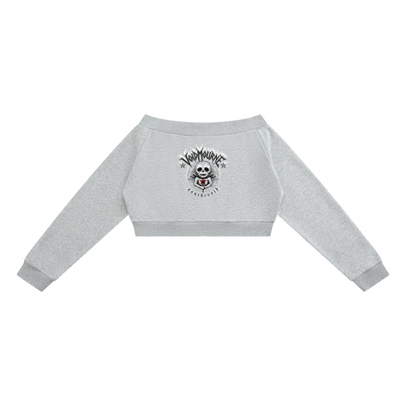 VoidMourne Women's Off-Shoulder Full Zip Hoodie