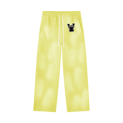 Unisex Sunfade Washed Fleece Cargo Pants