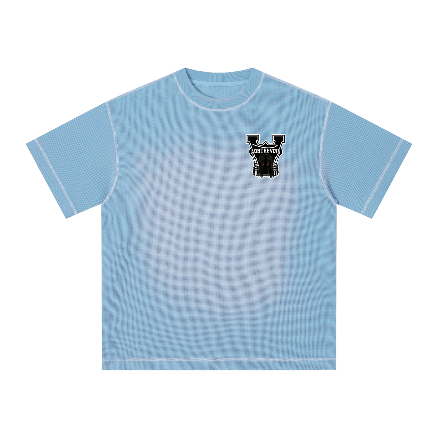 Unisex Sunfade Waffle Boxy T-Shirt