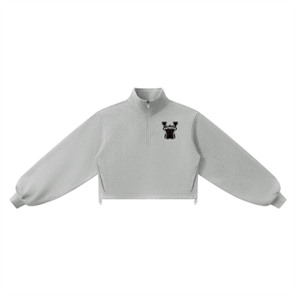 Women’s Mock-Neck Quarter-Zip Sweatshirt