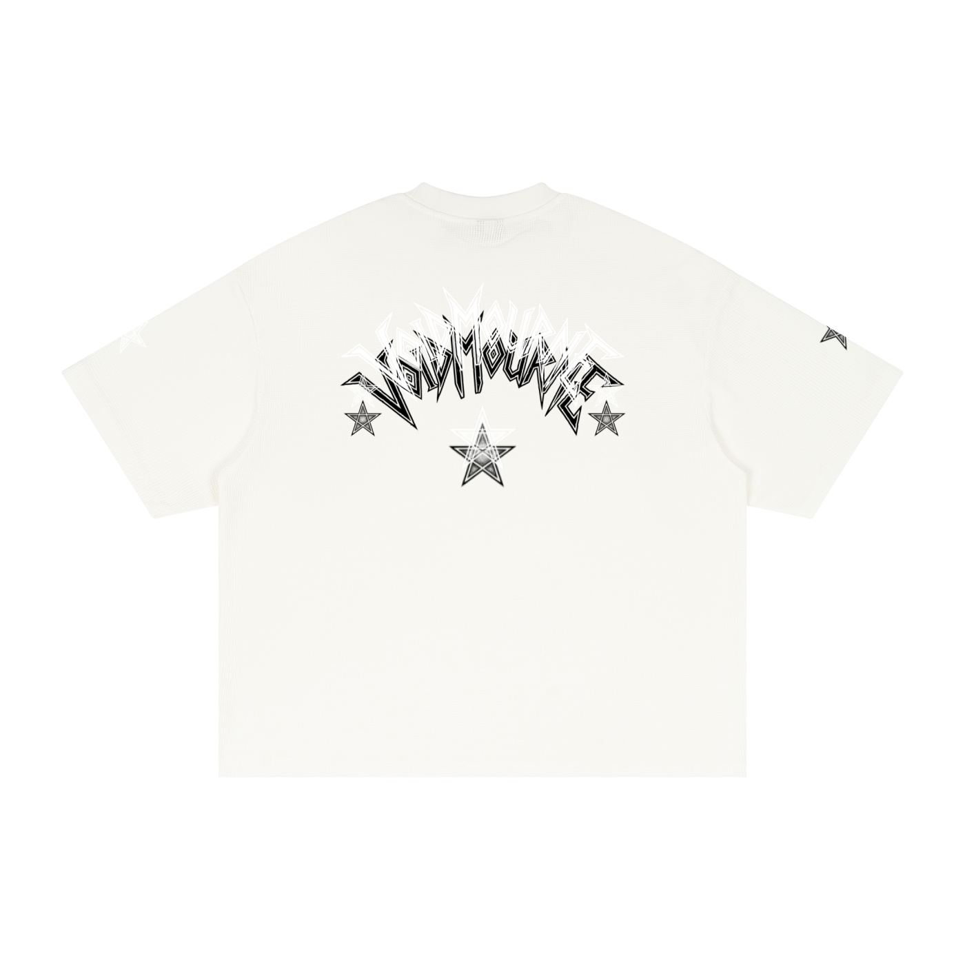 VoidMourne Textured Waffle Washed Boxy T-Shirt