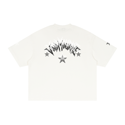 VoidMourne Textured Waffle Washed Boxy T-Shirt