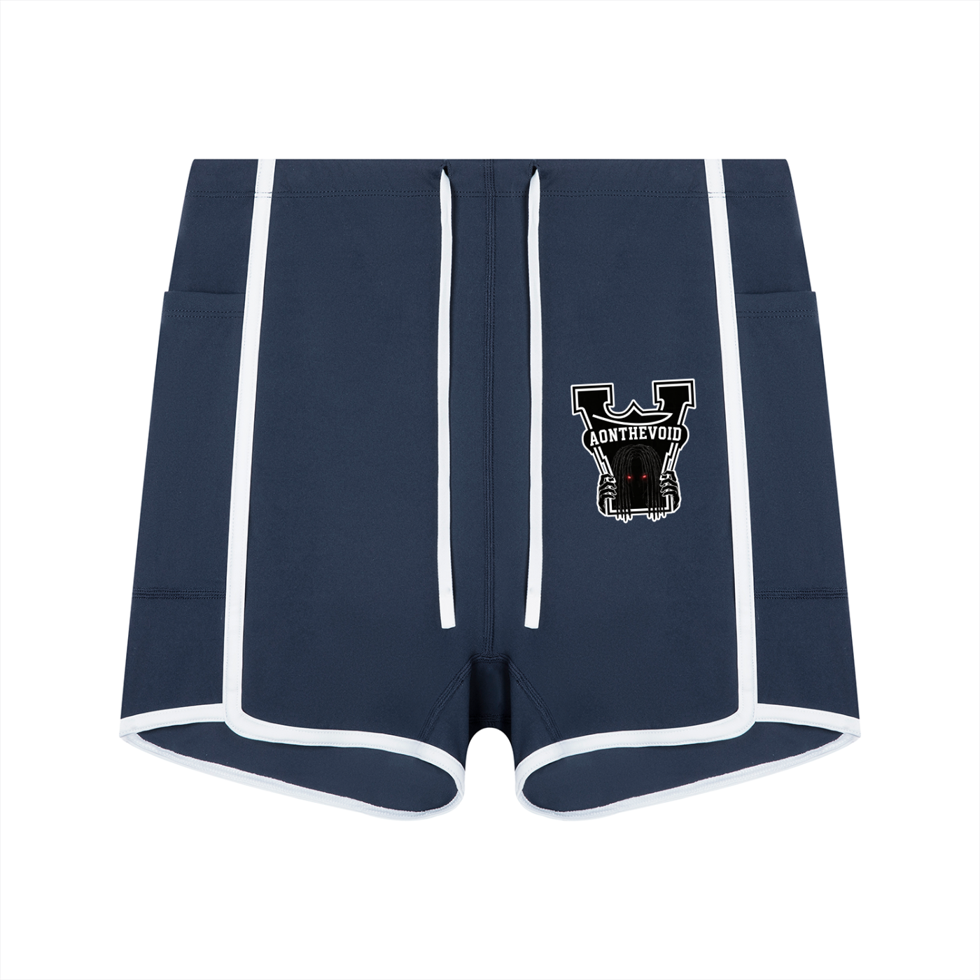 Women's High Rise Color Block Yoga Shorts
