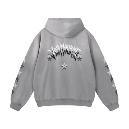 VoidMourne Heavyweight Sunfade Oversized Hoodie