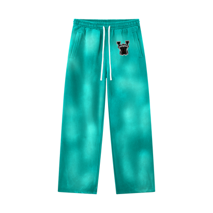 Unisex Sunfade Washed Fleece Cargo Pants