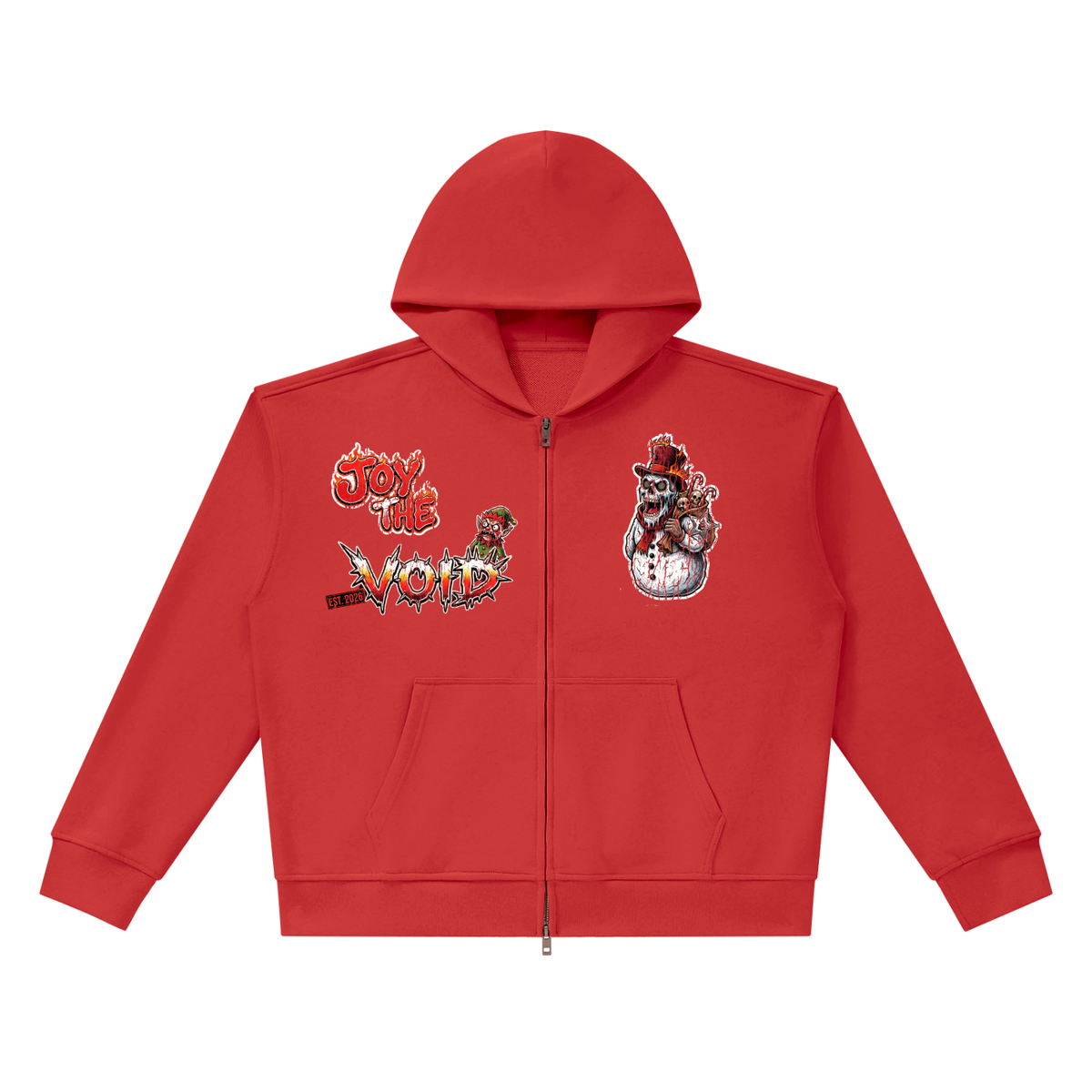 VoidMas Unisex Heavyweight Full Zip Boxy Hoodie
