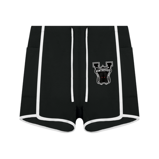Women's High Rise Color Block Yoga Shorts