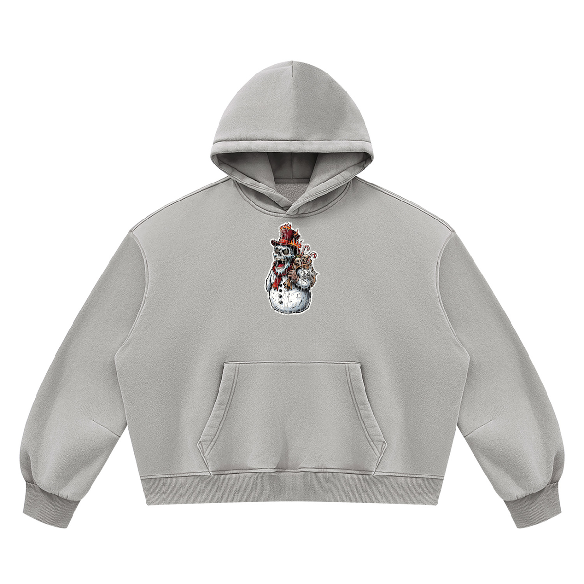 VoidMas Unisex Vintage Wash Boxy Fleece Hoodie