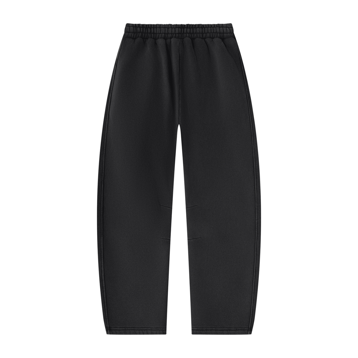 VoidMas Unisex Vintage Wash Barrel Leg Fleece Sweatpants