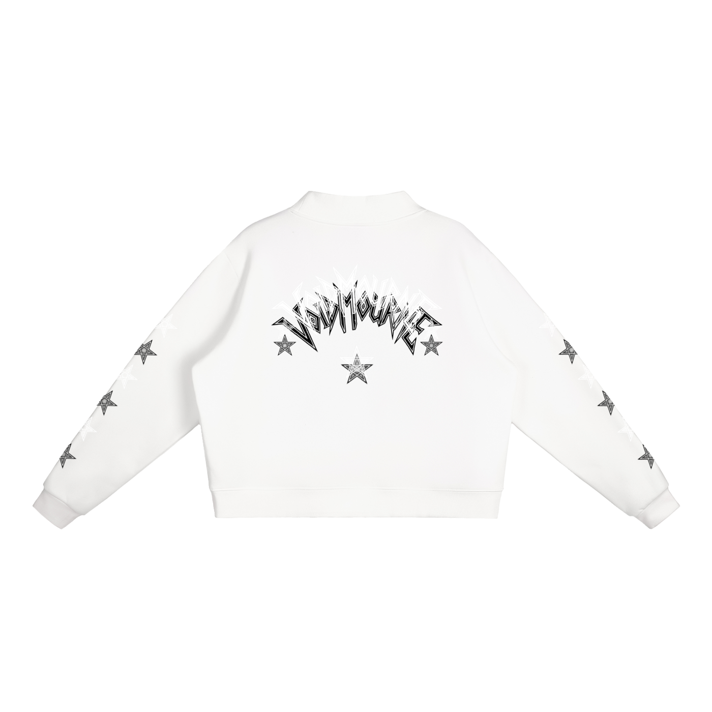 VoidMourne Essential Fleece Mock-Neck Crew Sweatshirt