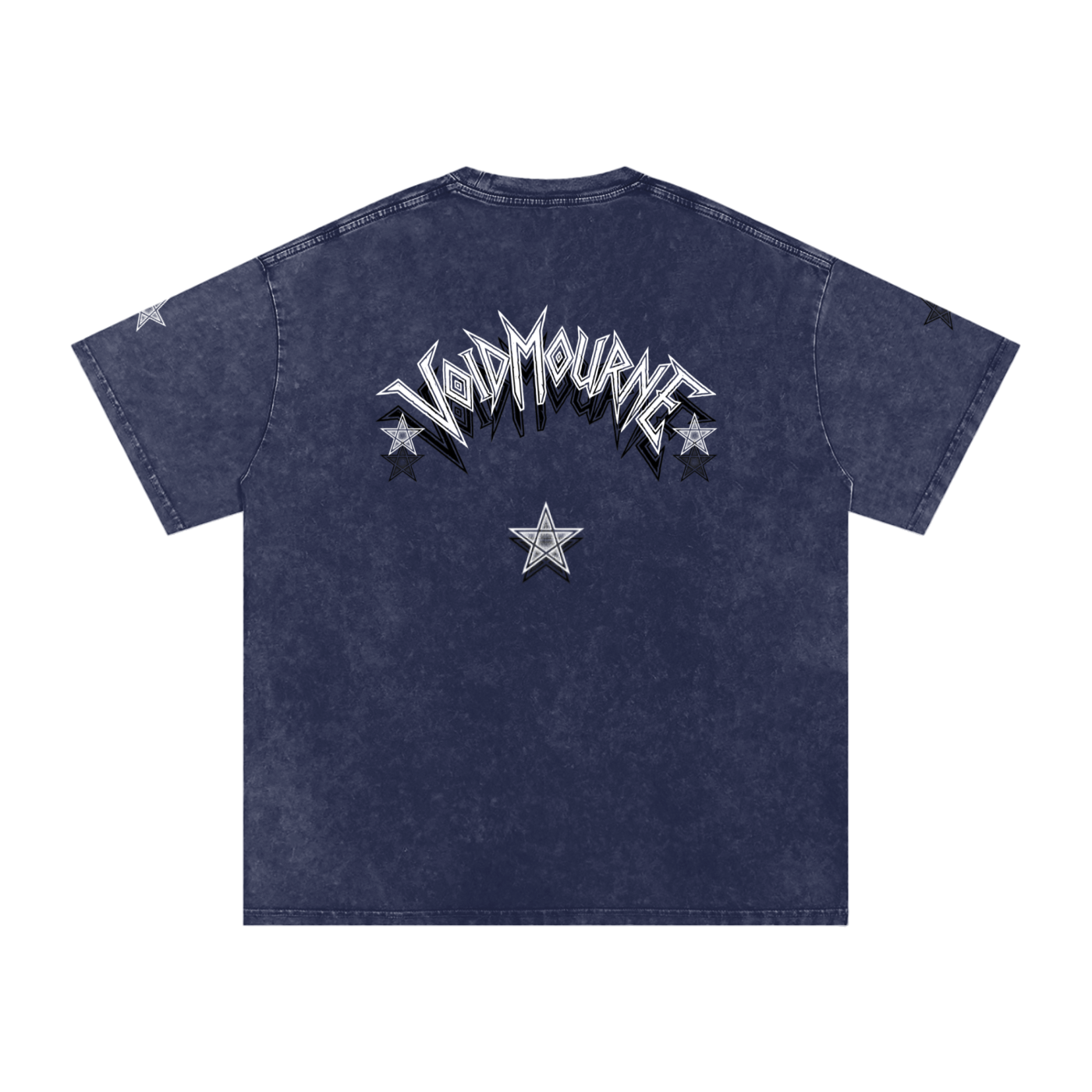 VoidMourne Snow Washed Oversized Cotton T-Shirt
