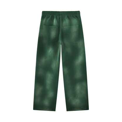 VoidMourne Unisex Sunfade Wide Leg Fleece Sweatpants