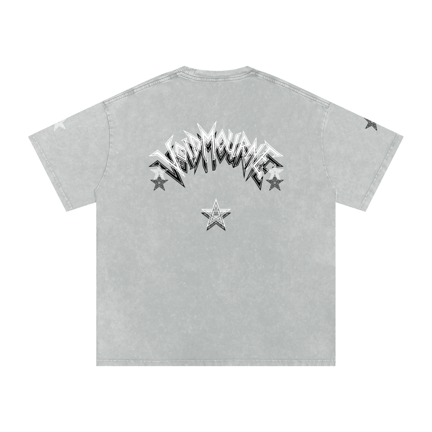 VoidMourne Snow Washed Oversized Cotton T-Shirt