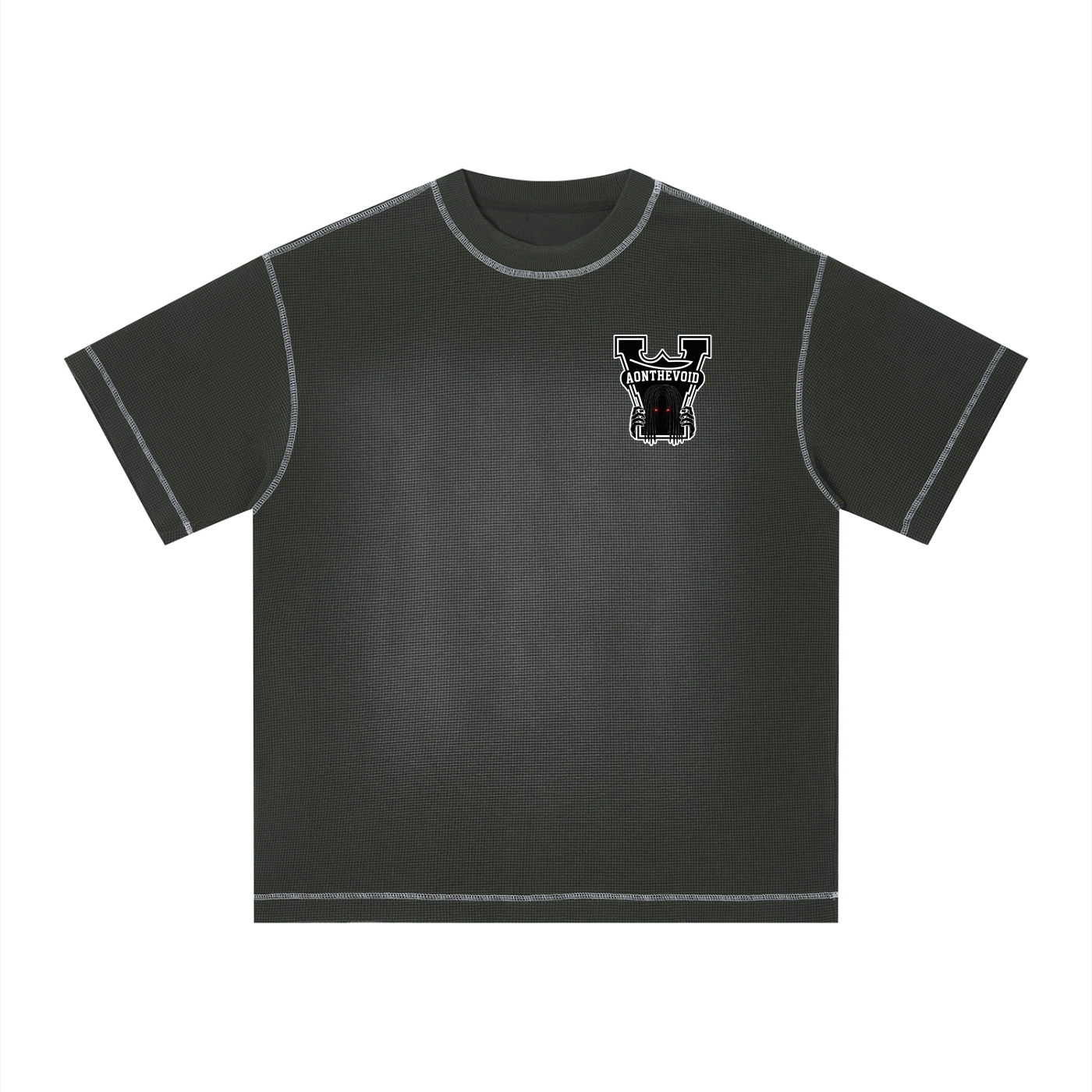 Unisex Sunfade Waffle Boxy T-Shirt