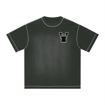 Unisex Sunfade Waffle Boxy T-Shirt