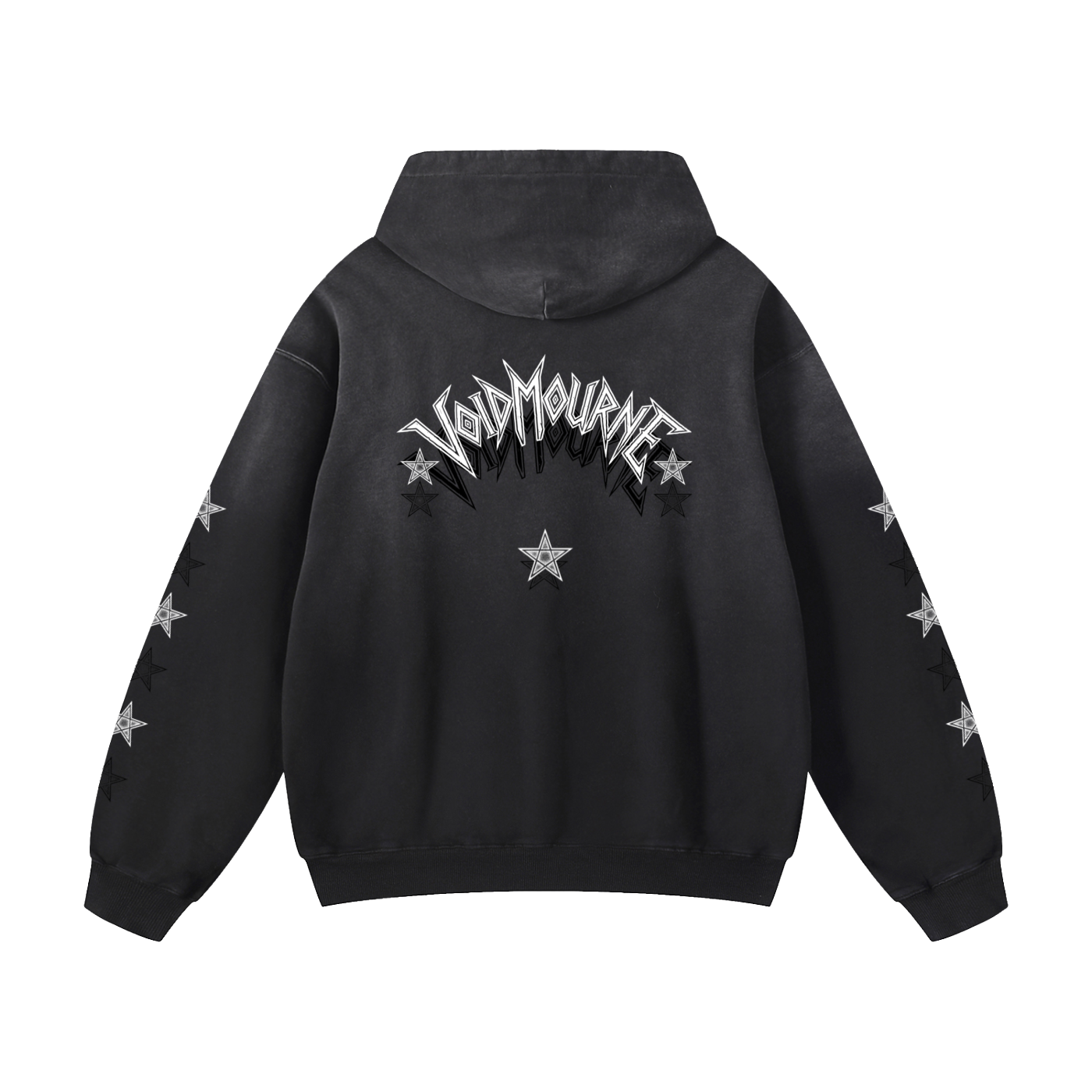 VoidMourne Heavyweight Sunfade Oversized Hoodie