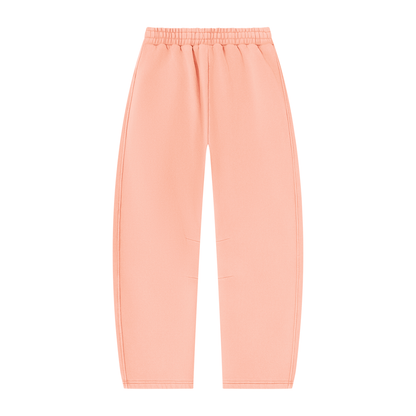 VoidMas Unisex Vintage Wash Barrel Leg Fleece Sweatpants