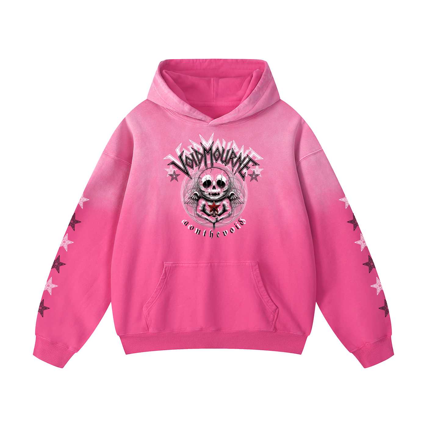 VoidMourne Heavyweight Sunfade Oversized Hoodie