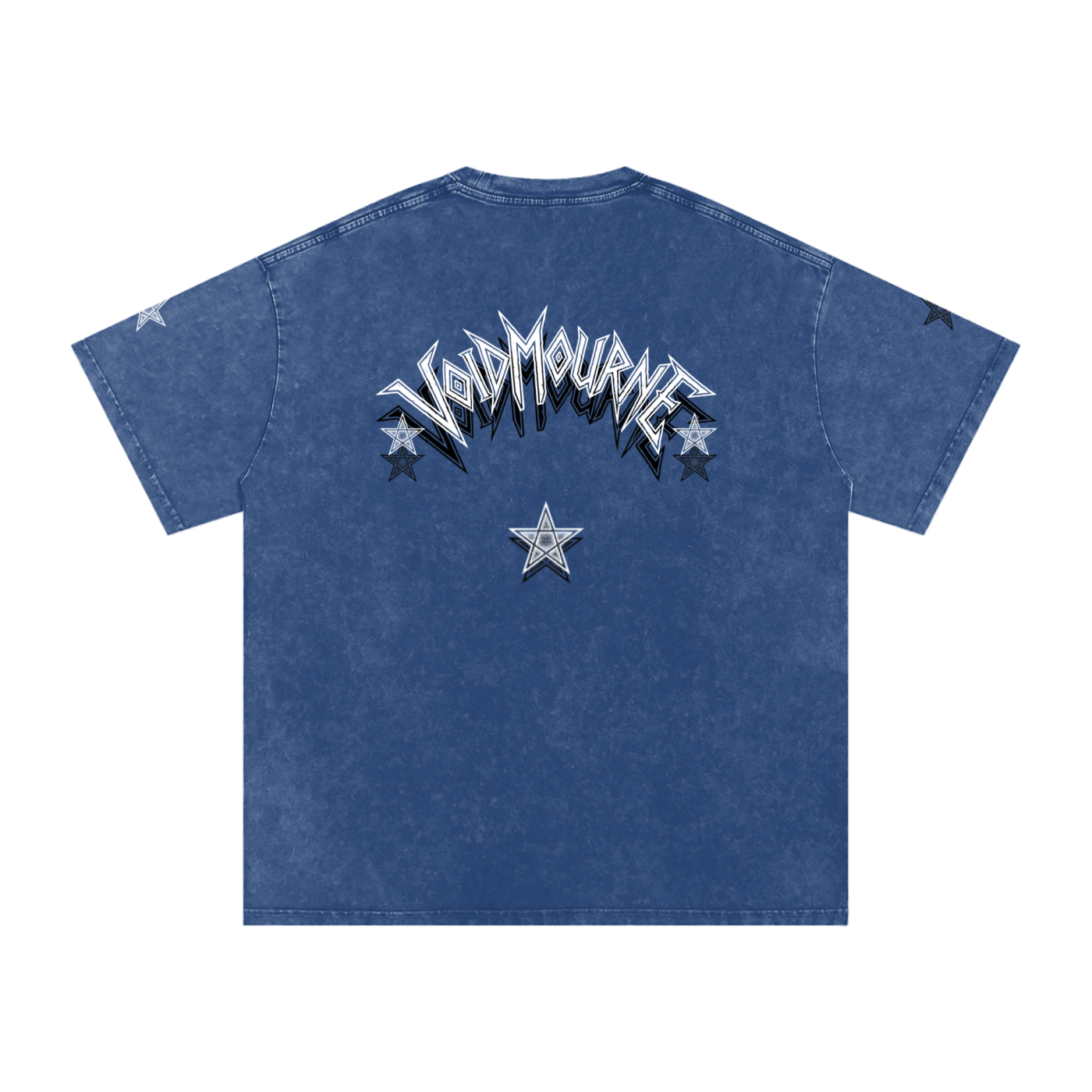 VoidMourne Snow Washed Oversized Cotton T-Shirt