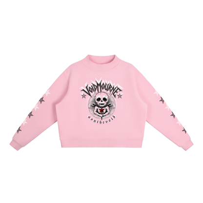 VoidMourne Essential Fleece Mock-Neck Crew Sweatshirt
