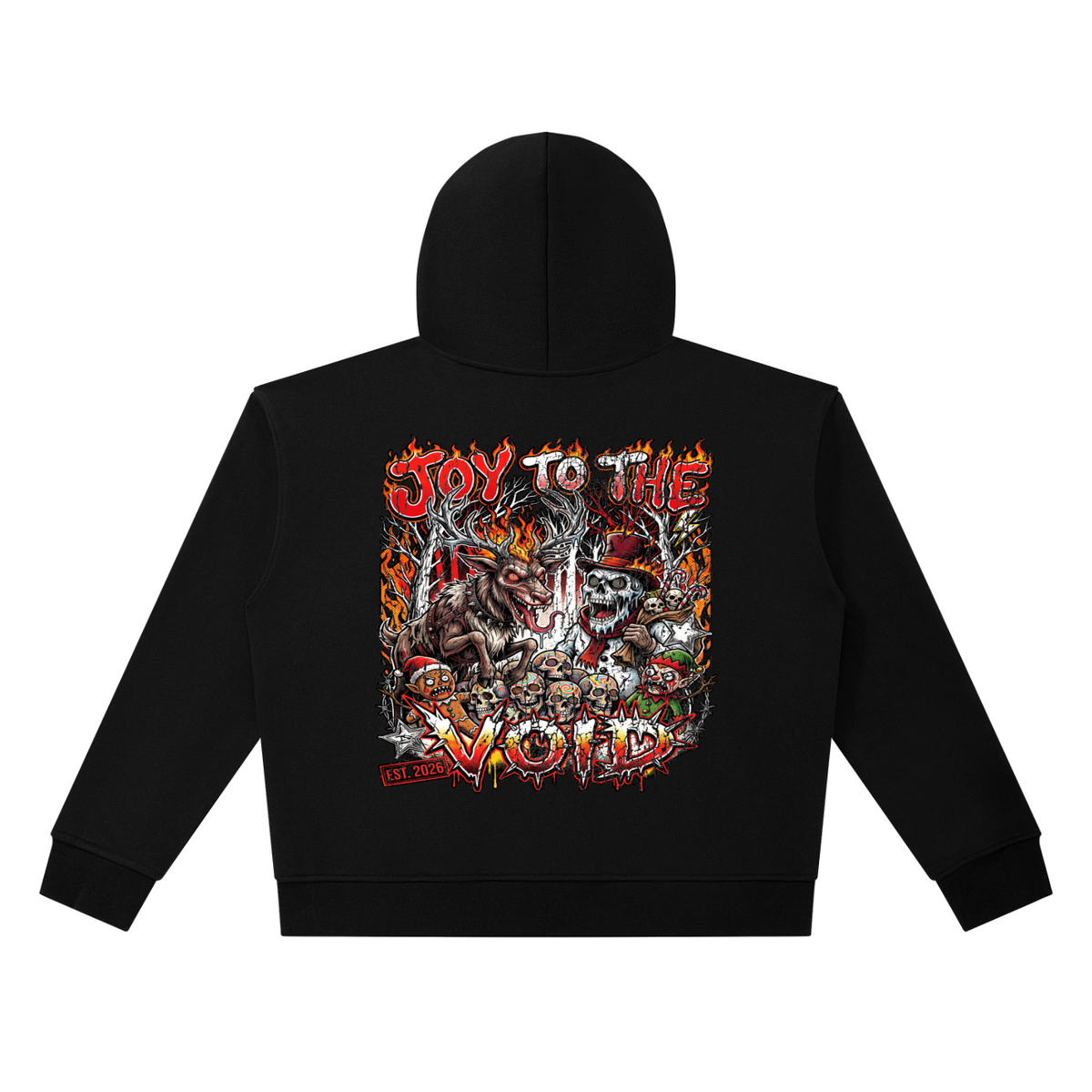 VoidMas Unisex Heavyweight Full Zip Boxy Hoodie