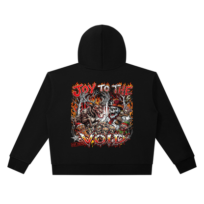 VoidMas Unisex Heavyweight Full Zip Boxy Hoodie