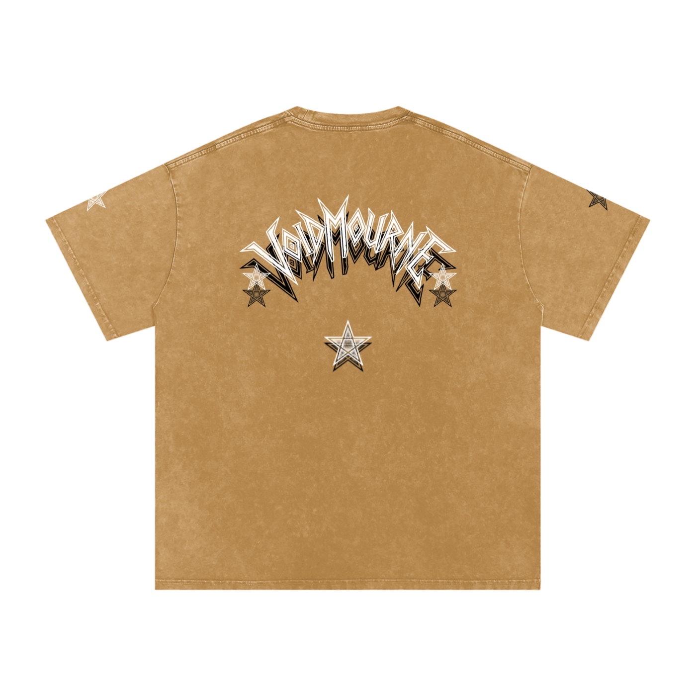 VoidMourne Snow Washed Oversized Cotton T-Shirt