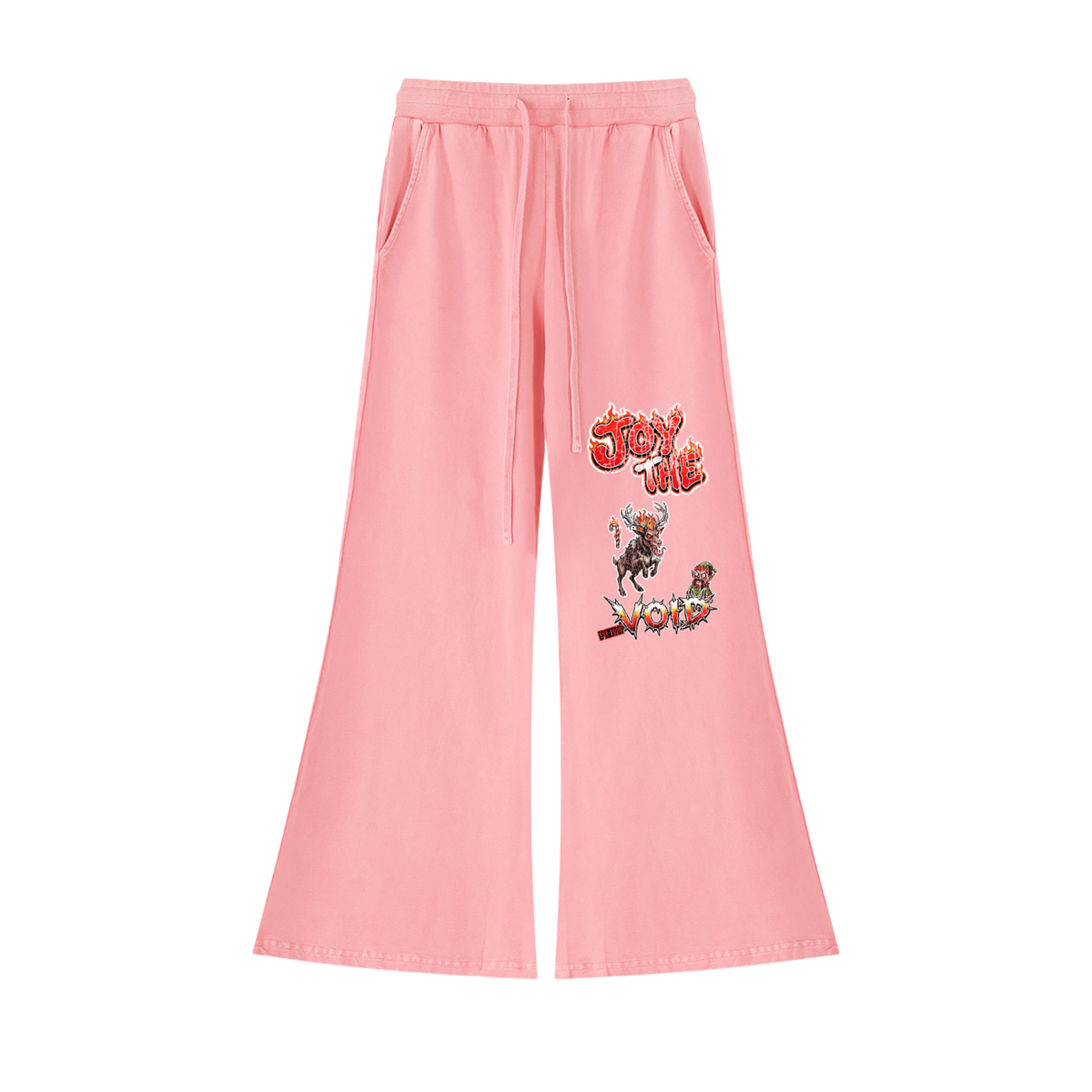 VoidMas Women’s Vintage Wash Flared Sweatpants