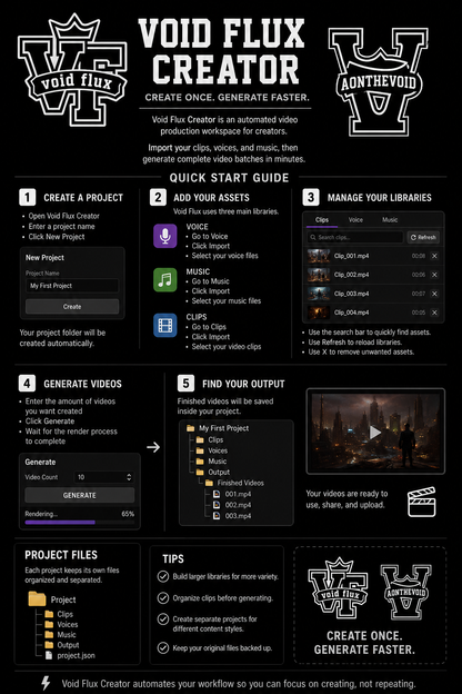 Void Flux Creator