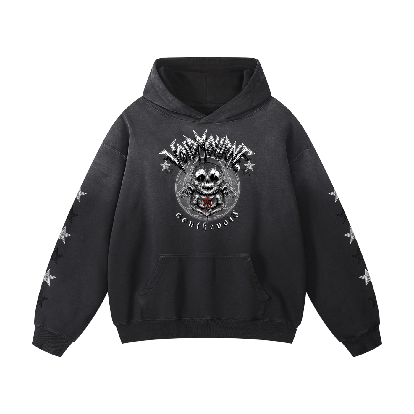 VoidMourne Heavyweight Sunfade Oversized Hoodie