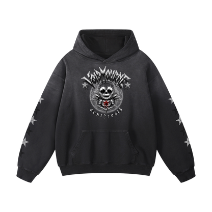 VoidMourne Heavyweight Sunfade Oversized Hoodie
