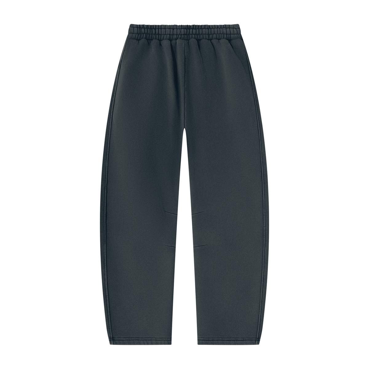 VoidMas Unisex Vintage Wash Barrel Leg Fleece Sweatpants