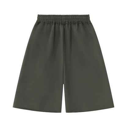 VoidMas Unisex Heavyweight Raw Edge Shorts