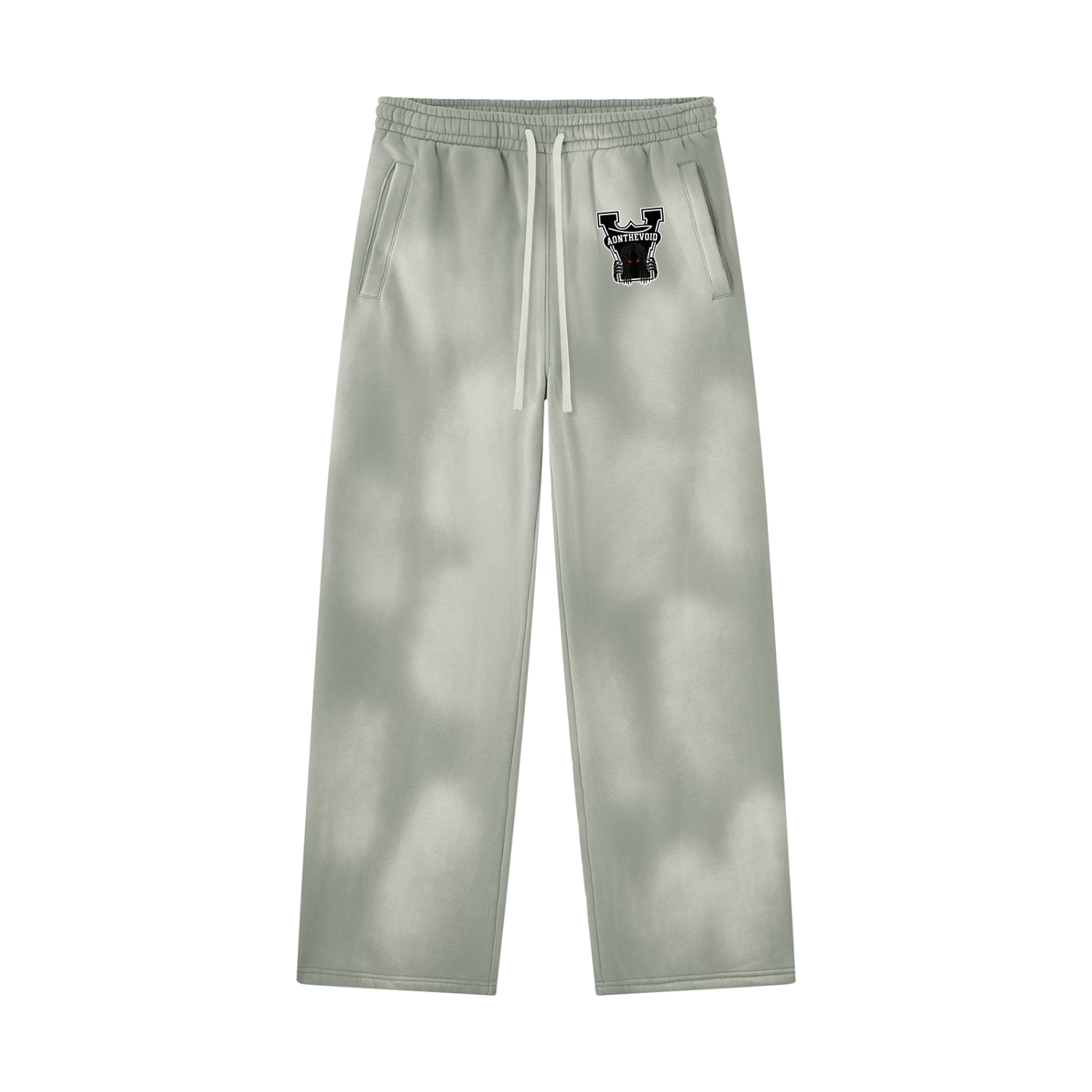 Unisex Sunfade Washed Fleece Cargo Pants